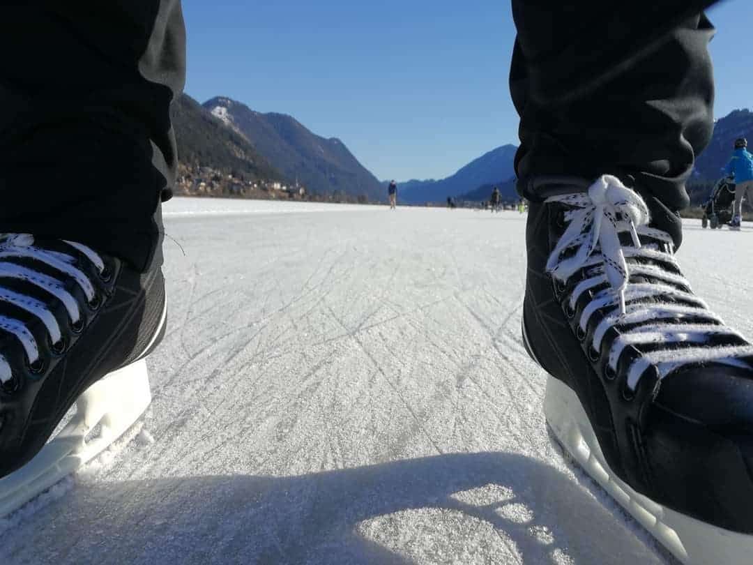 Eislaufen auf dem Weissensee