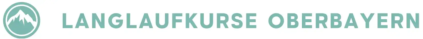Bild mit Bergen und dem Schriftzug Langlaufkurse Oberbayern